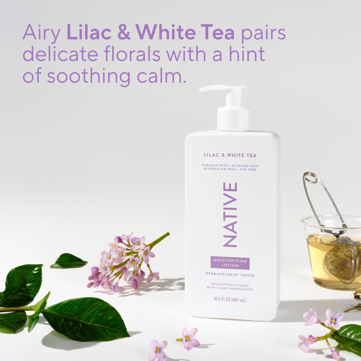 Native bottle on bathroom shelf suggesting everyday accessibility and routine