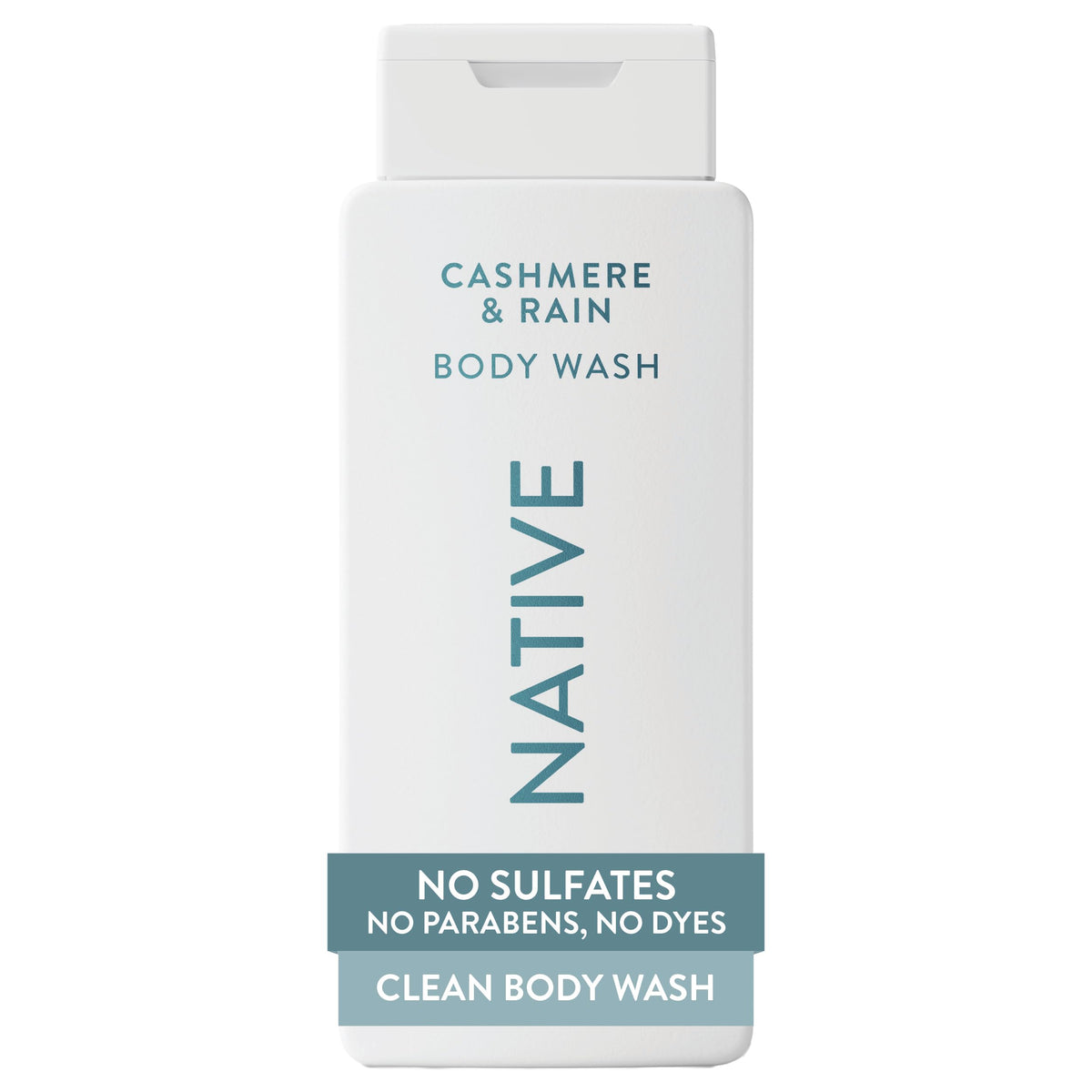 Native bottle front view showing clean design and cozy scent benefit