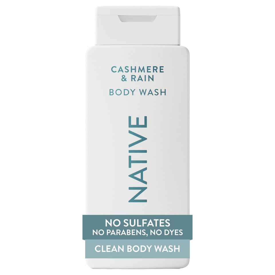 Native bottle front view showing clean design and cozy scent benefit