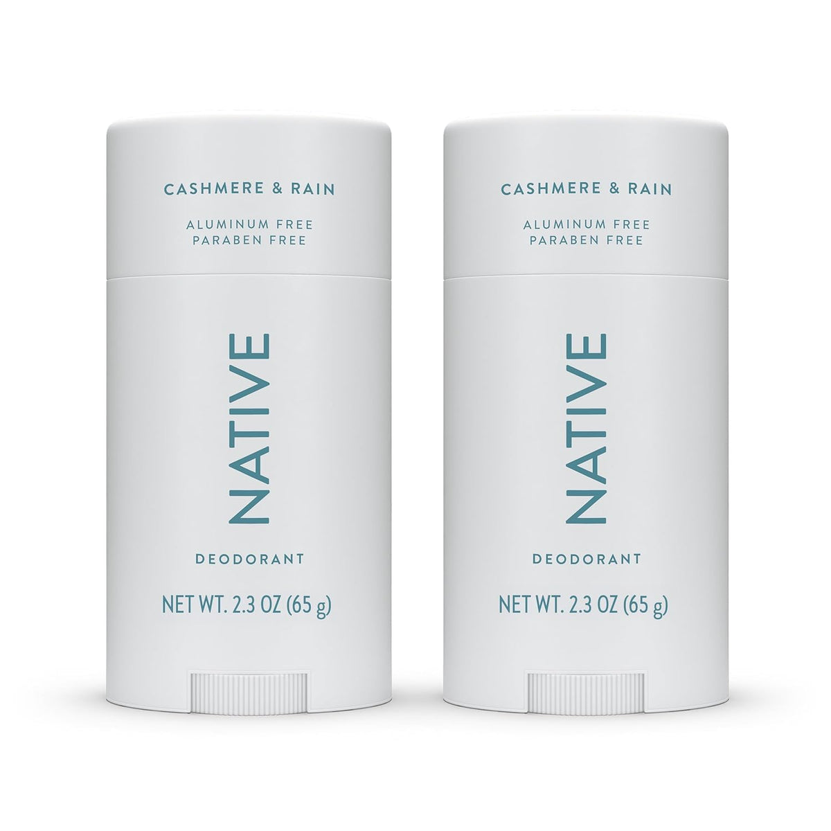 Native front packaging showing cashmere & rain twin pack and scent