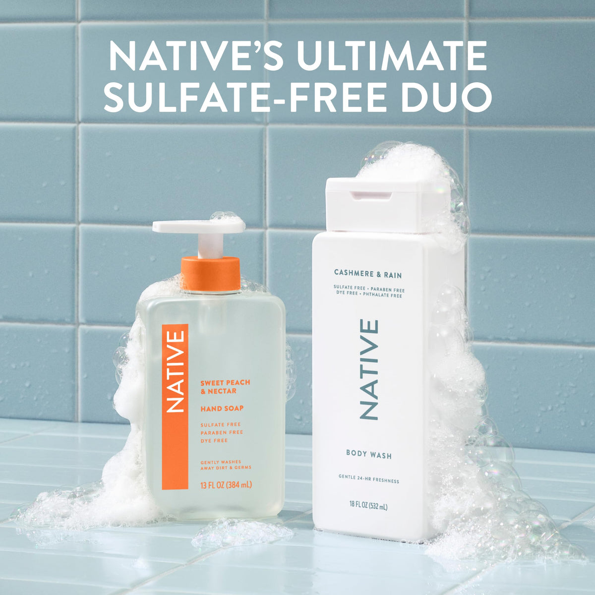 Native freesia and sandalwood visual suggesting subtle cozy fragrance benefit