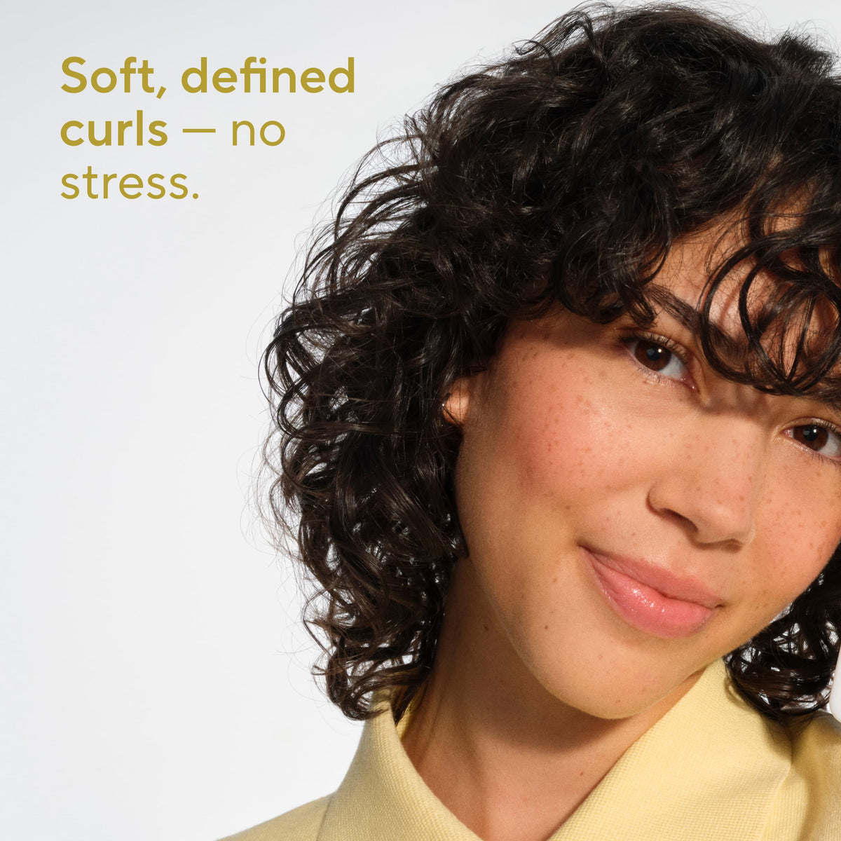 Native shampoo texture on hand showing gentle lather for softer strands
