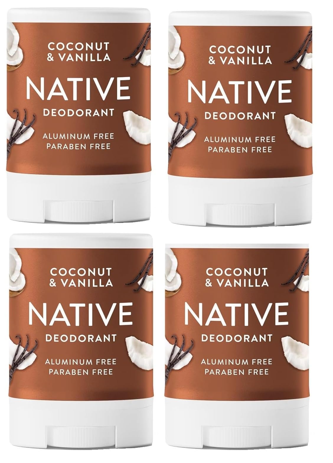 Native coconut & vanilla sticks inside a travel pouch for convenient portability