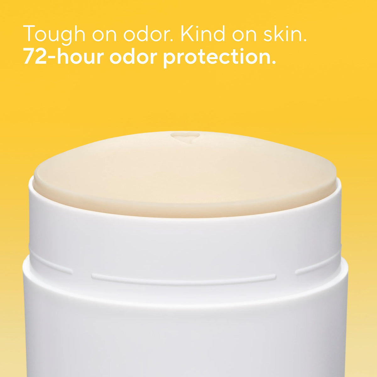 Close-up of Native deodorant texture, shows smooth glide and moisturizing feel