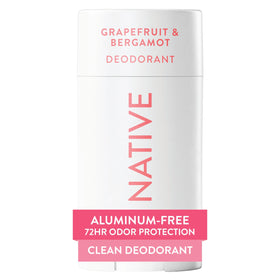 Native front packaging showing grapefruit bergamot scent and benefits