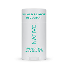 Native deodorant front packaging showing agave scent and clean formula benefit