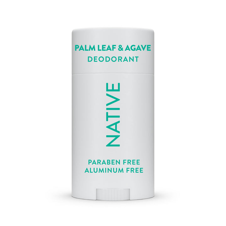 Native deodorant front packaging showing agave scent and clean formula benefit