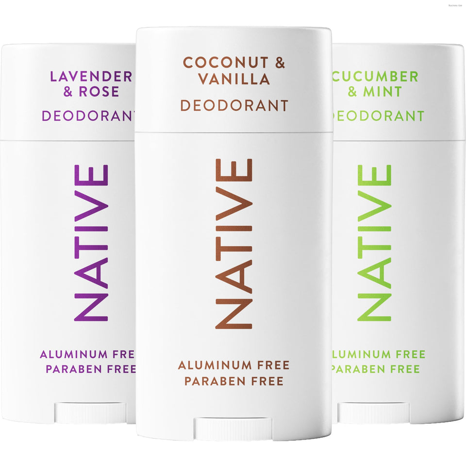 Native deodorant front packaging showing clean design and freshness