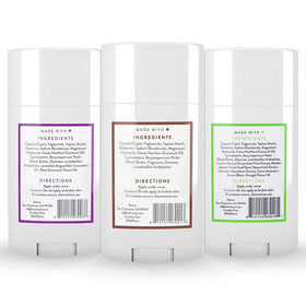 Native deodorant label and ingredients list showing clean formulation