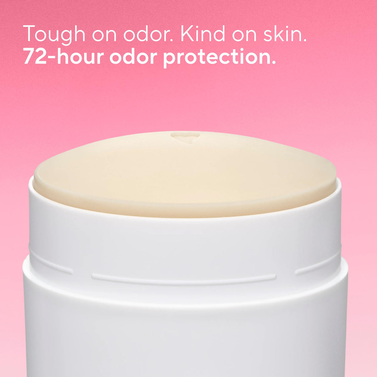 Native open deodorant twist mechanism for easy application benefit