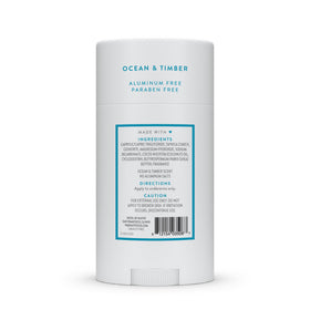 Native deodorant packaging detail emphasizing recyclable materials