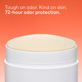 Native deodorant texture close-up highlighting silky shea butter glide benefit