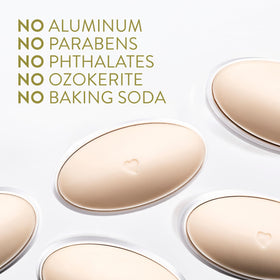 Native open cap and label showing ingredient transparency and no white residue