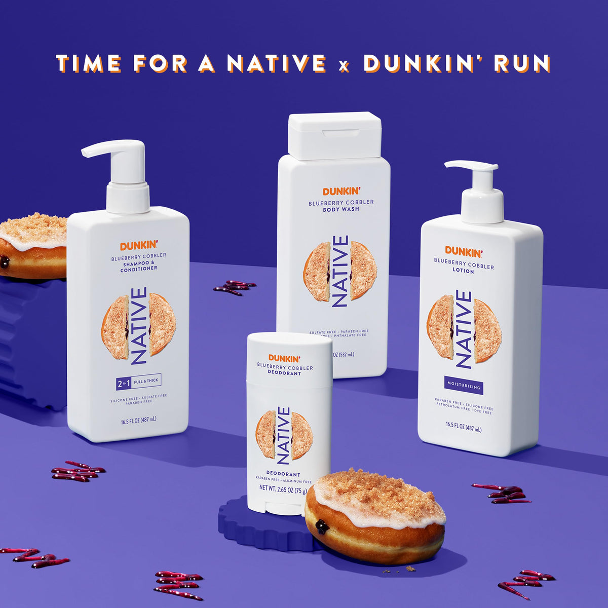 Native deodorant with coconut oil and shea butter ingredients showing nourishing benefit