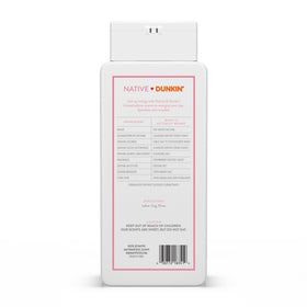 Native Dunkin Strawberry Frosted beside an 18 oz marker showing true size and value