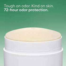 Close-up of Native deodorant texture highlighting silky formula and comfort for sensitive skin