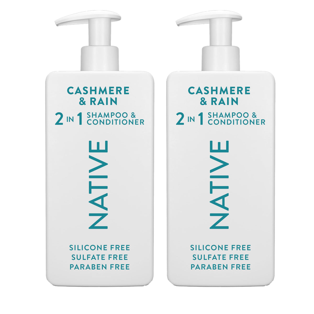 Native front bottle view showing product and clean design benefits