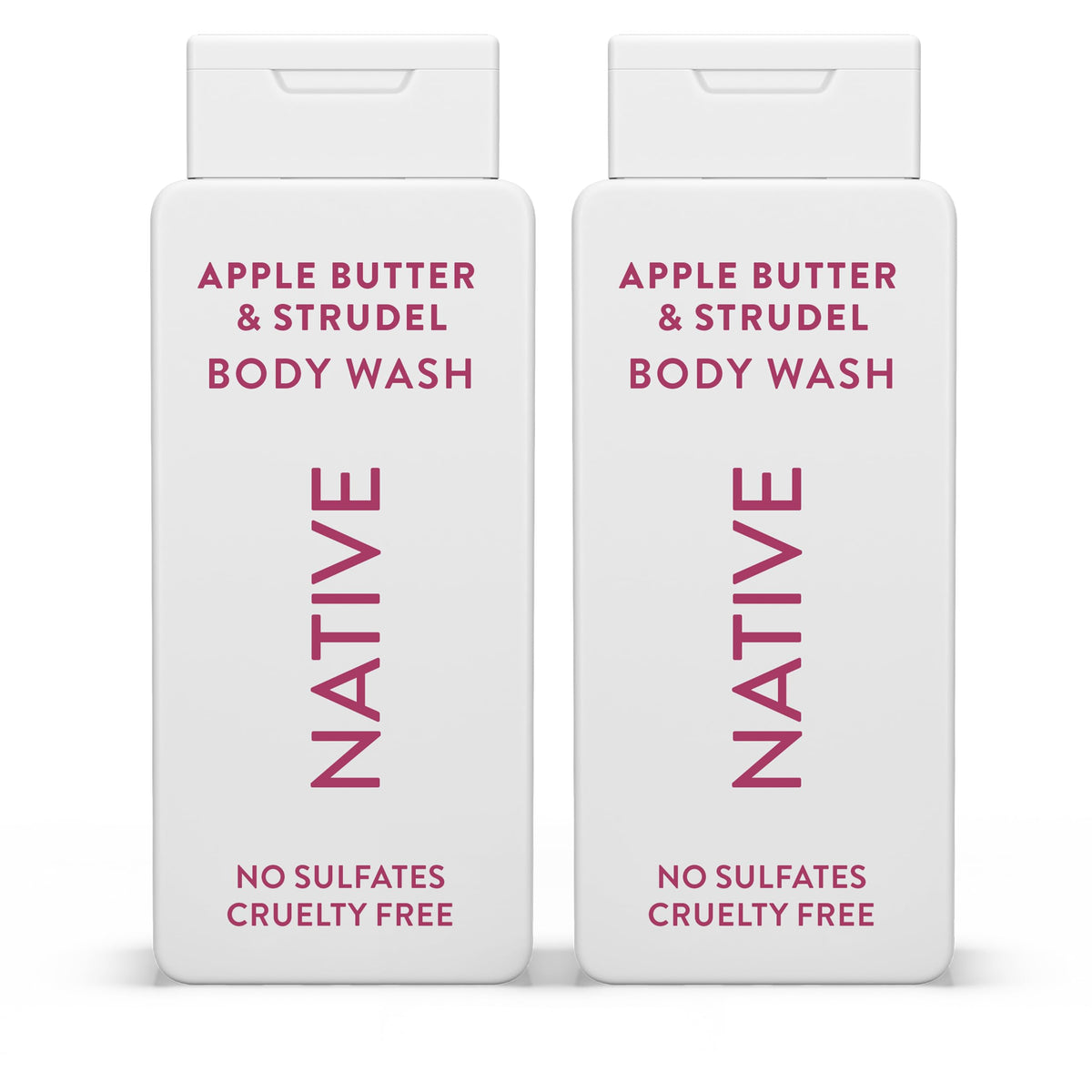 Native bottle front packaging showing scent and size for easy identification and value
