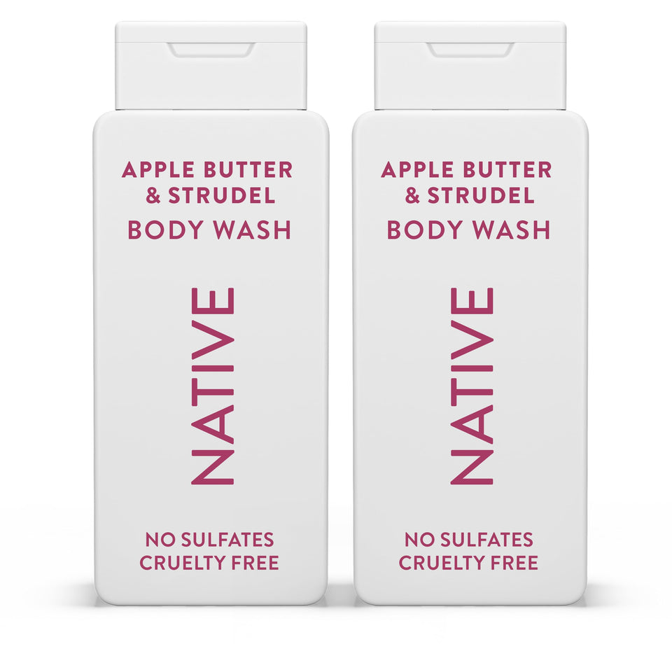 Native bottle front packaging showing scent and size for easy identification and value