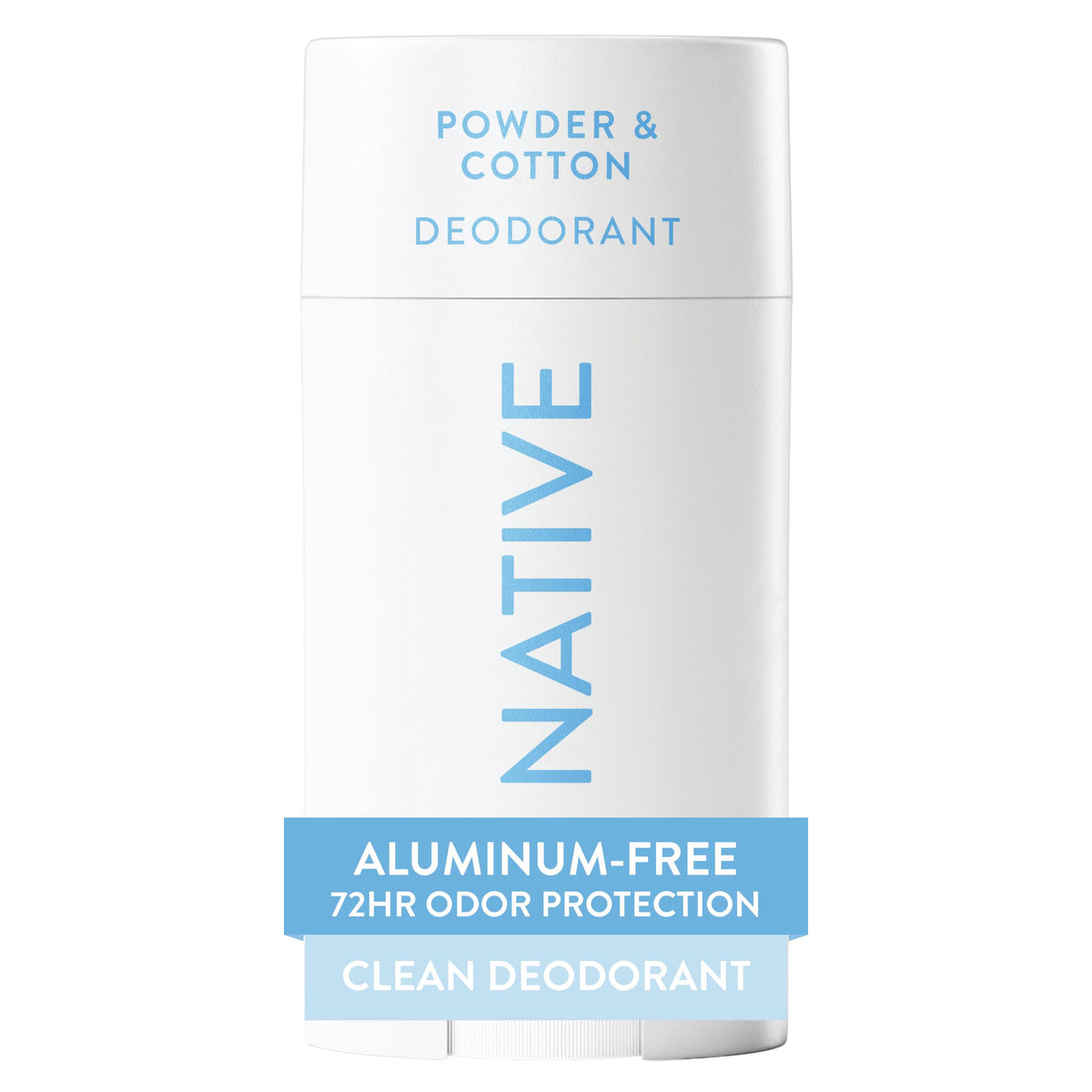 Native front packaging of Powder & Cotton showing label and benefit