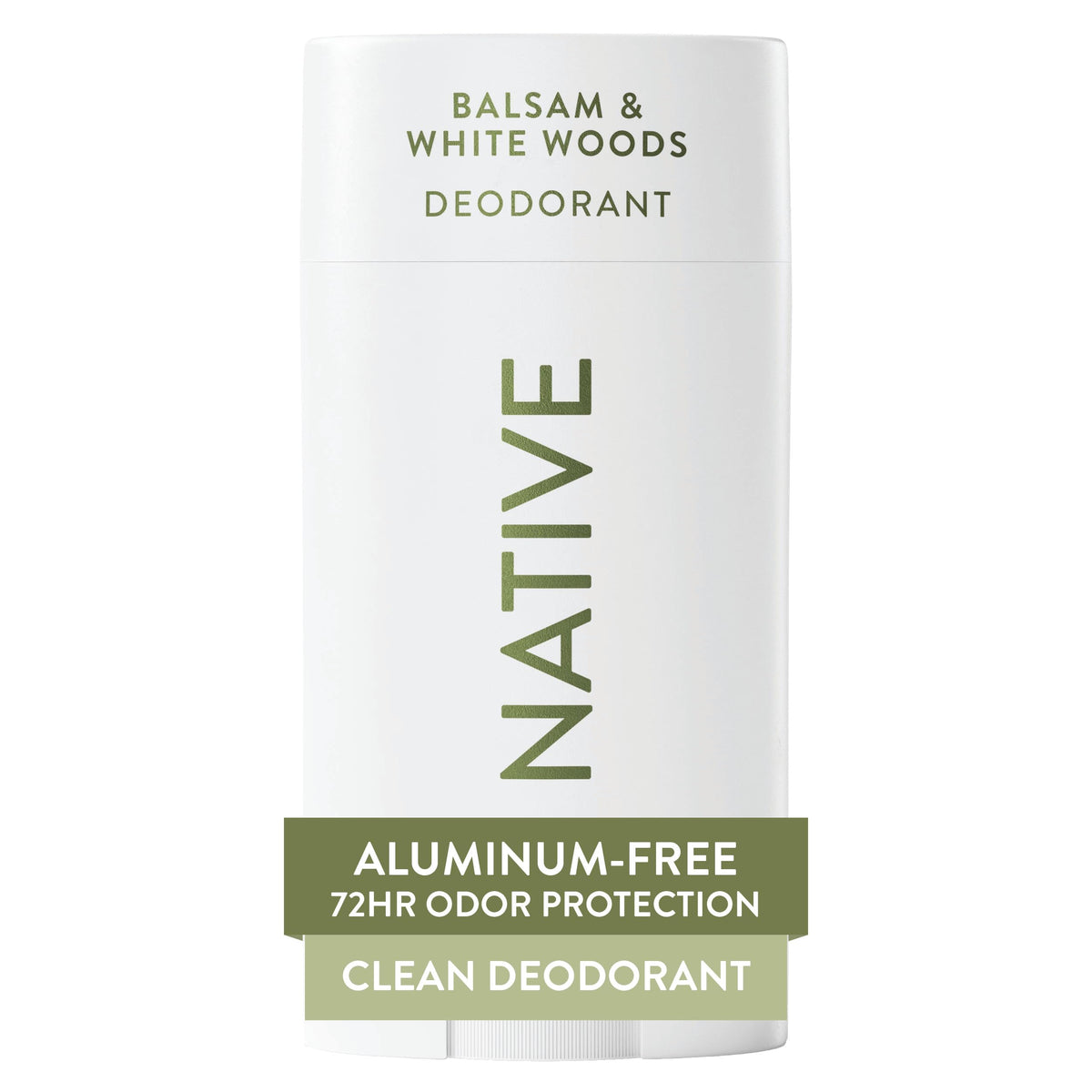 Native front packaging showing clean deodorant branding and scent