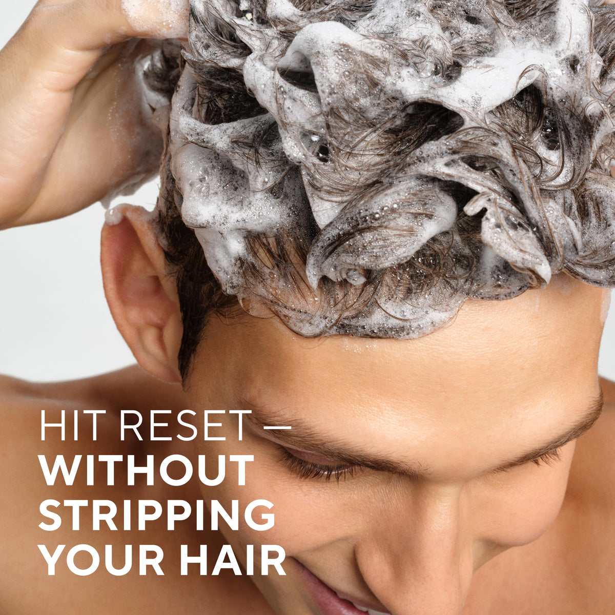 Native lather in hands demonstrating gentle foam and detangling benefit