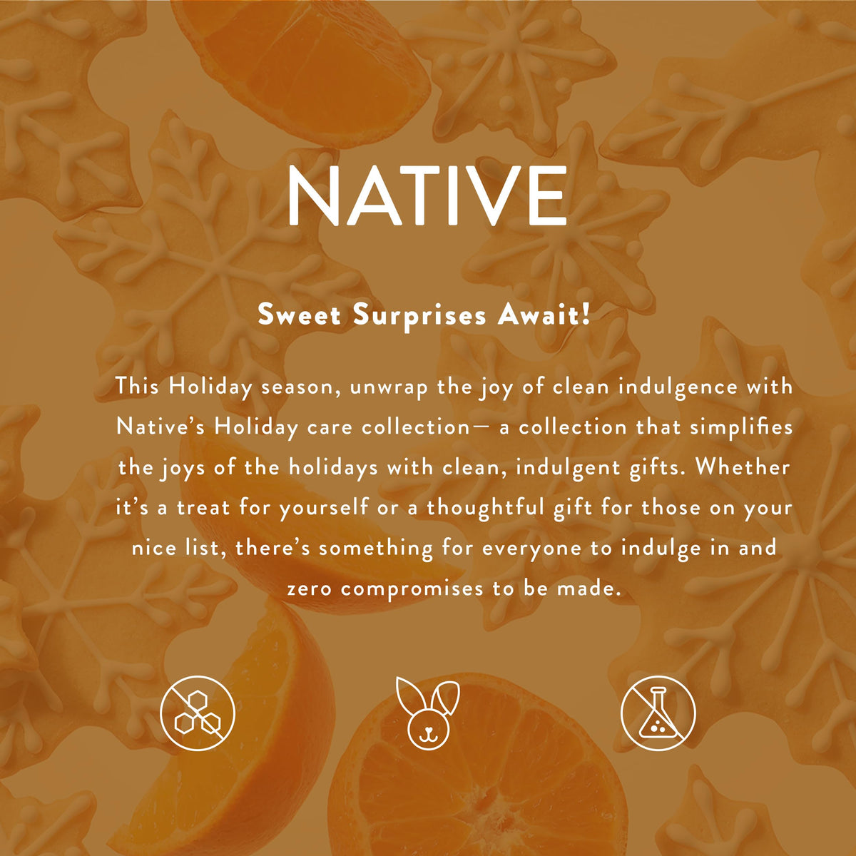 Native holiday gift presentation showing seasonal packaging perfect for gifting