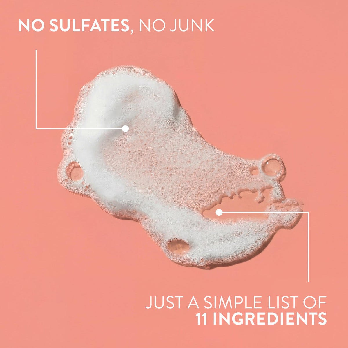 Native ingredient display with coconut and salts showing naturally derived benefit