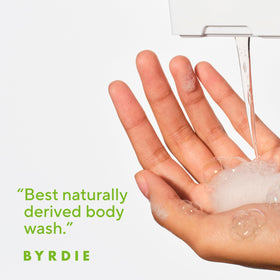 Native creamy lather close-up showing moisturizing foam and gentle cleanse