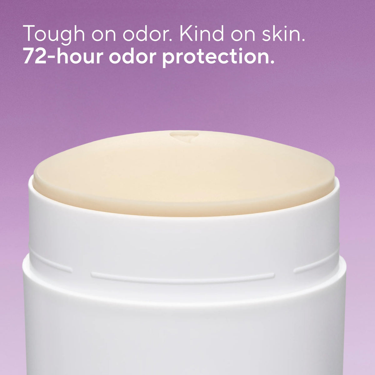 Close-up texture of Native deodorant showing smooth glide and non-greasy finish