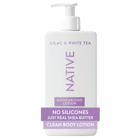Native front pump bottle showing packaging and scent for easy use