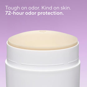 Close-up of Native ingredient list highlighting shea butter and coconut oil benefits