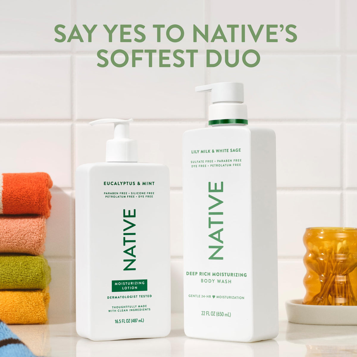 Native award badge display signaling clean beauty recognition and trust