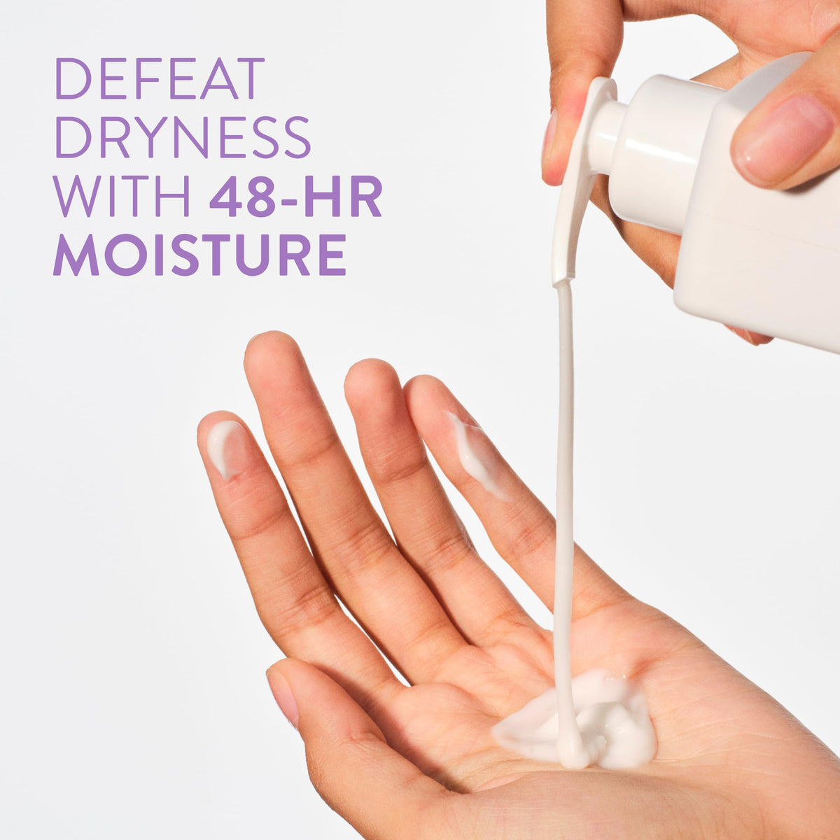 Native lotion texture close-up highlighting fast absorption benefit