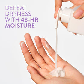 Native lotion texture close-up highlighting fast absorption benefit