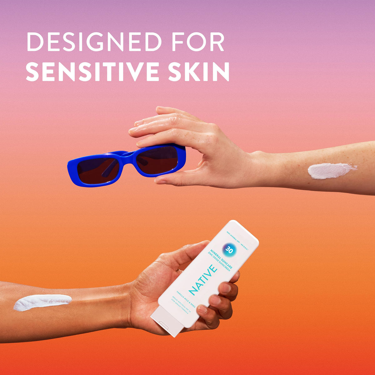 Native sunscreen tucked in beach bag indicating reef-safe, Hawaii-compliant sun care