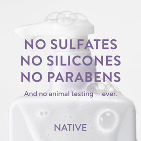 Native shampoo paired with Scalp Refreshing Conditioner showing compatible routine benefit