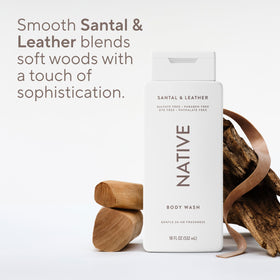 Native label details displaying ingredient claims for transparent clean-beauty benefit