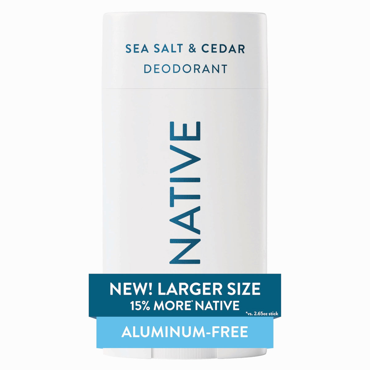 Native front packaging showing 3.1 oz stick and clear benefits