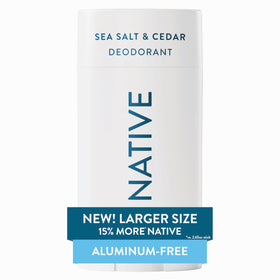 Native front packaging showing 3.1 oz stick and clear benefits
