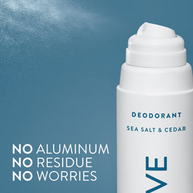 Native Sea Salt & Cedar applied on skin texture showing smooth conditioned skin benefit