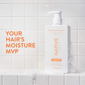 Native label close-up highlighting product name and clean-ingredient claim