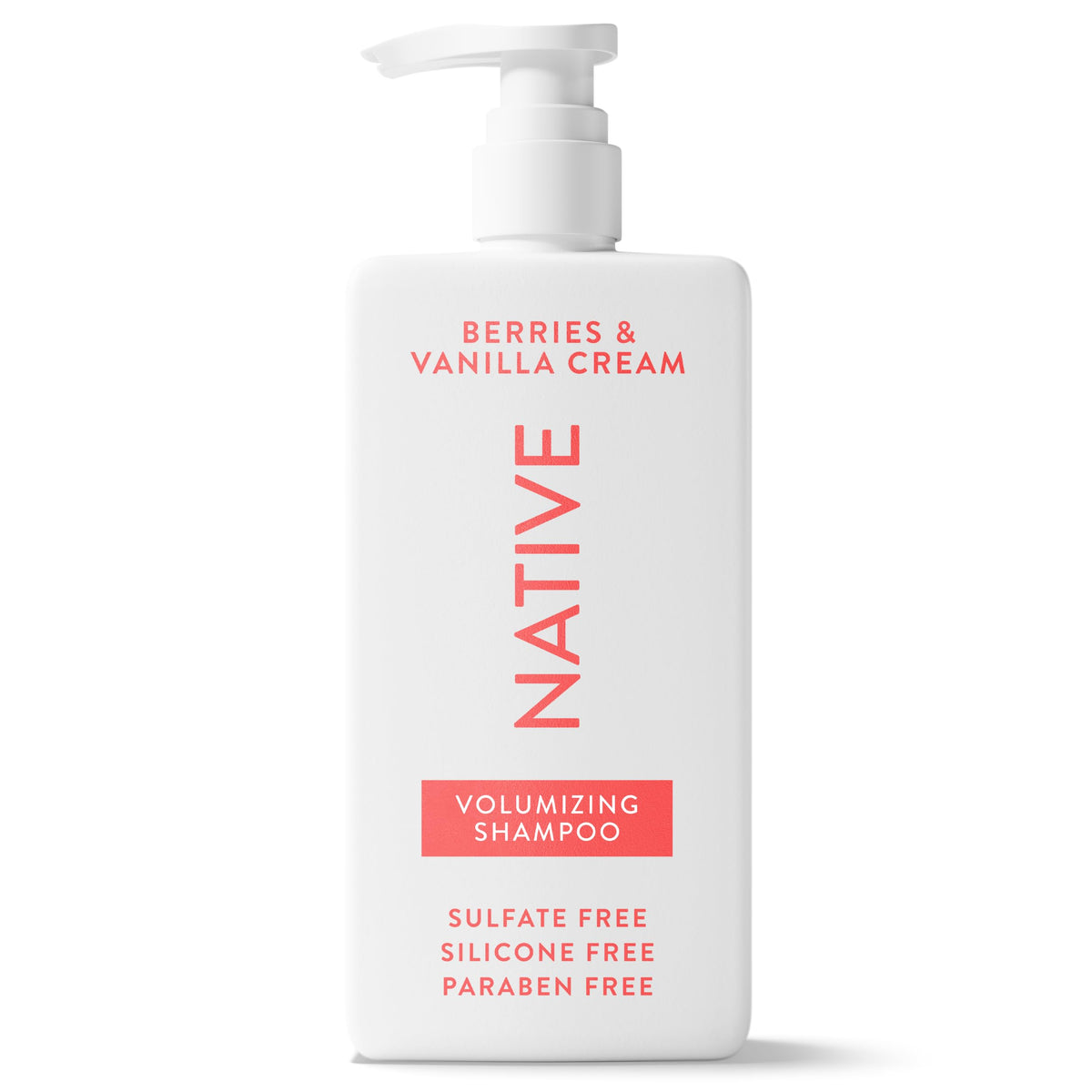 Native close-up of pump and label highlighting ingredient clarity