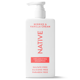 Native close-up of pump and label highlighting ingredient clarity