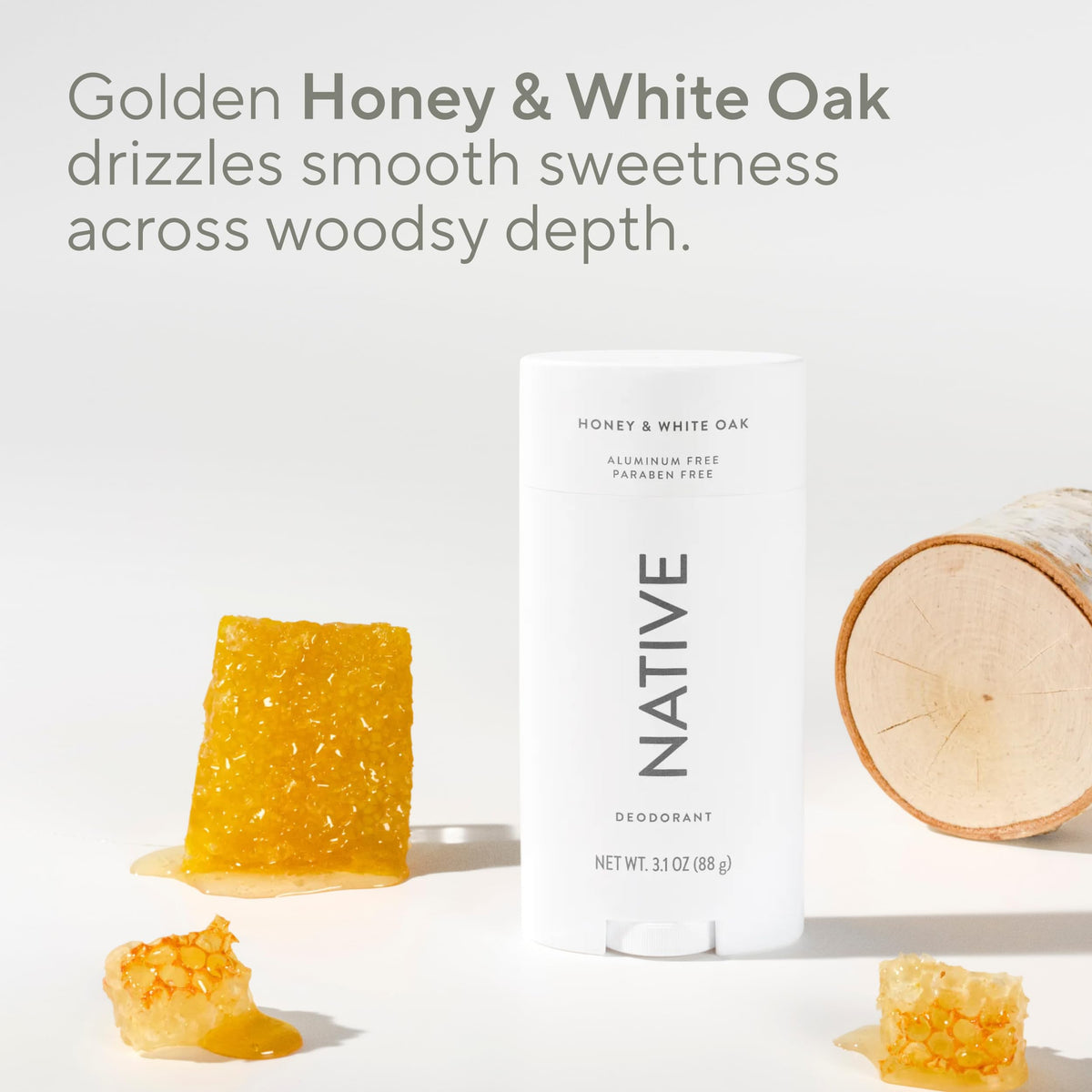 Native stick in hand demonstrating scale and travel-friendly 3.1 oz convenience benefit