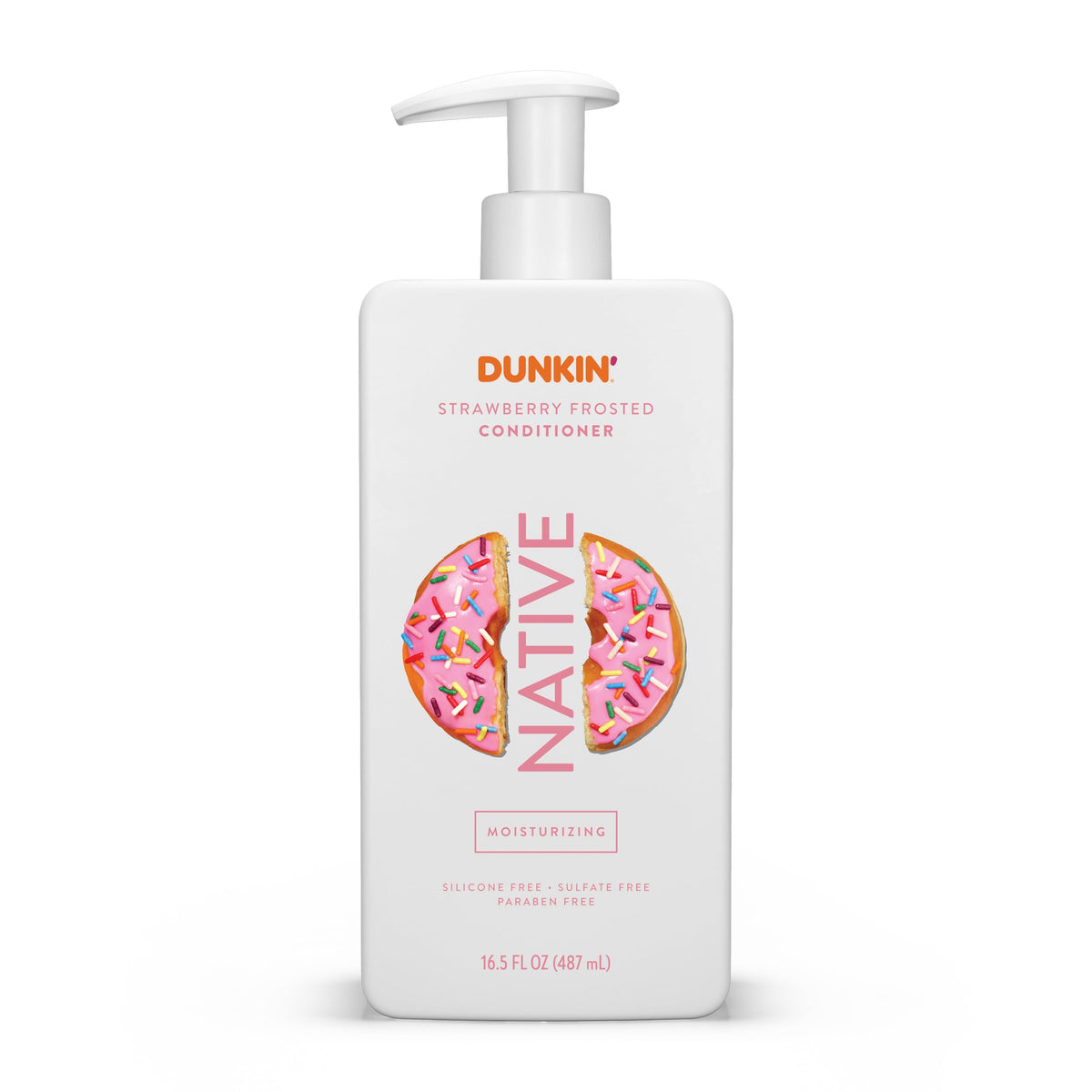 Native Strawberry Frosted front bottle showing label and scent benefits