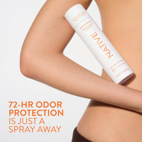 Native mist on forearm demonstrating light texture and invisible finish