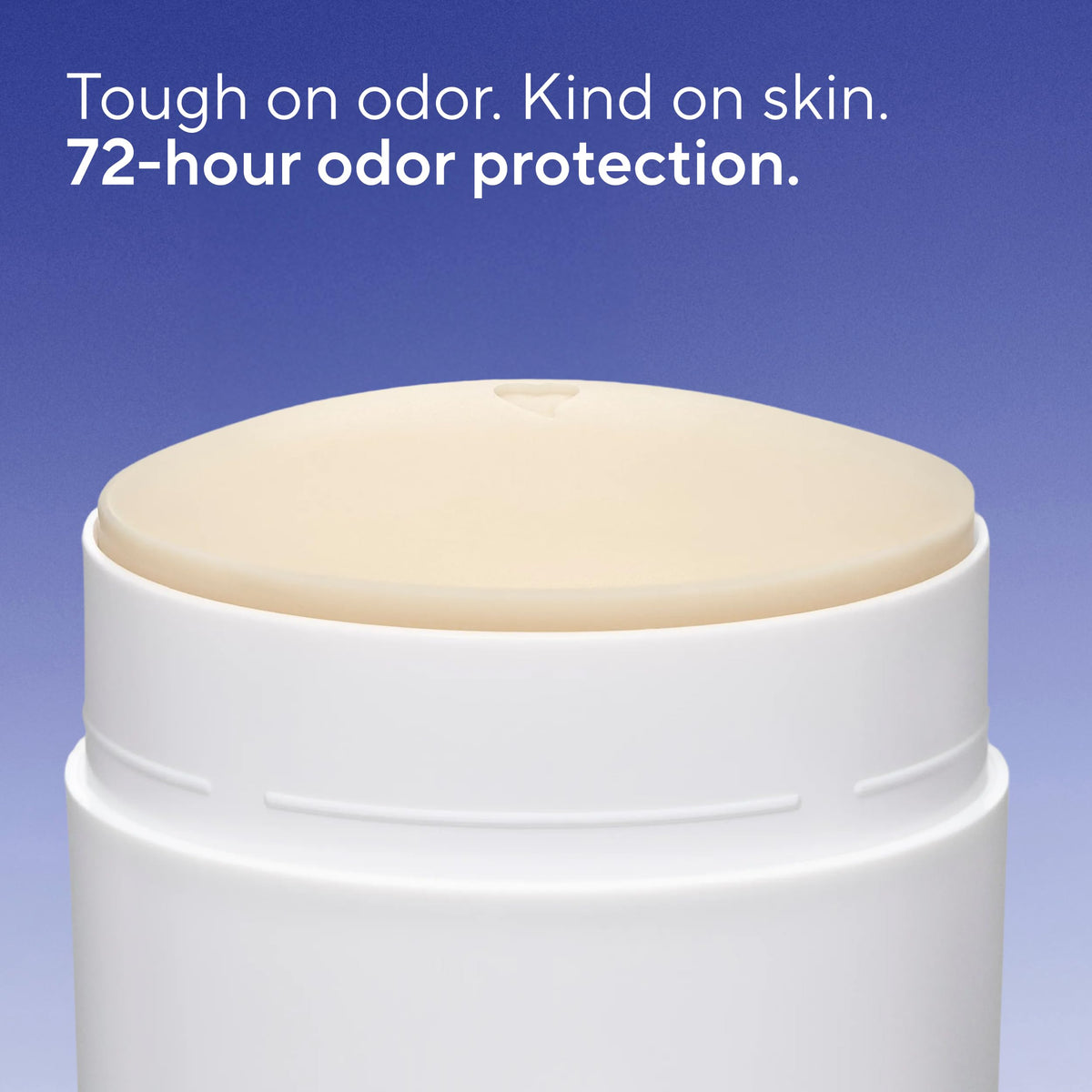 Native product texture swipe on skin demonstrating clear, non-greasy finish