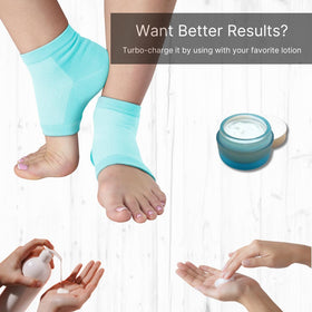 NatraCure lifestyle shot of woman wearing shoes showing everyday use
