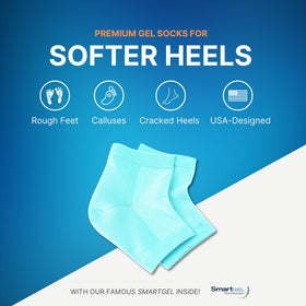 NatraCure close-up of vented gel heel pad highlighting moisturizing action